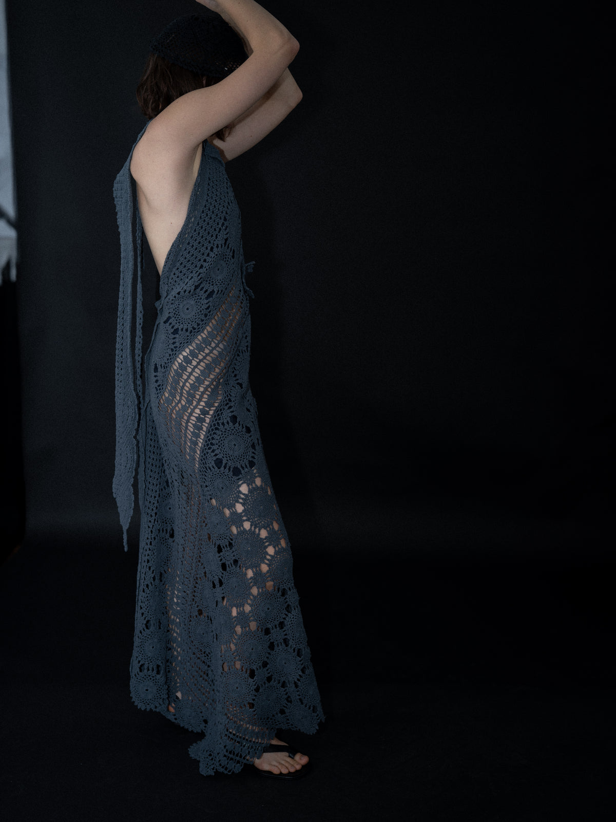 Crochet lace dress