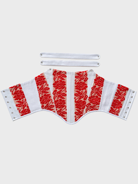 Romanian handwoven folk corset, M