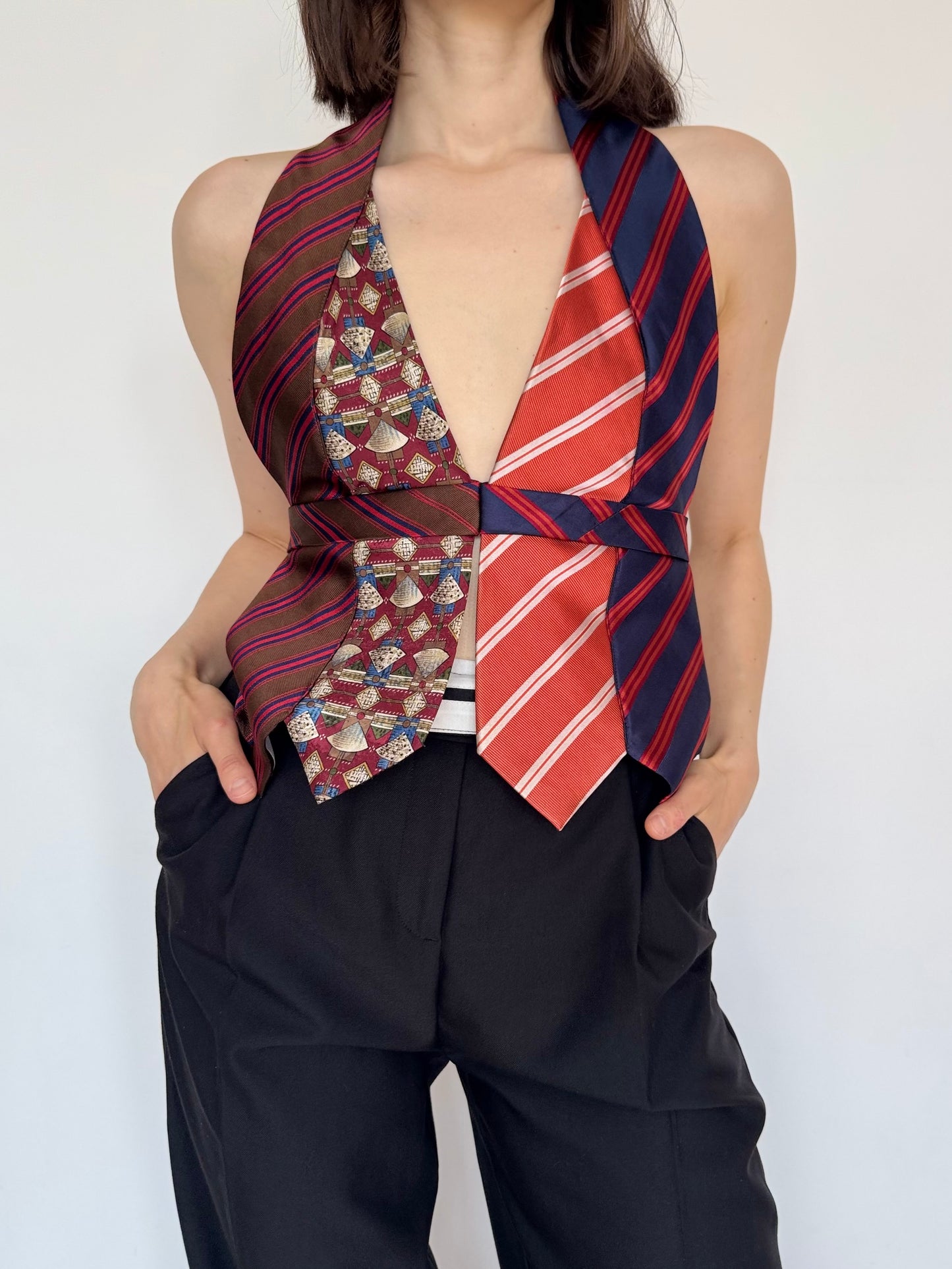 Silk Tie Top