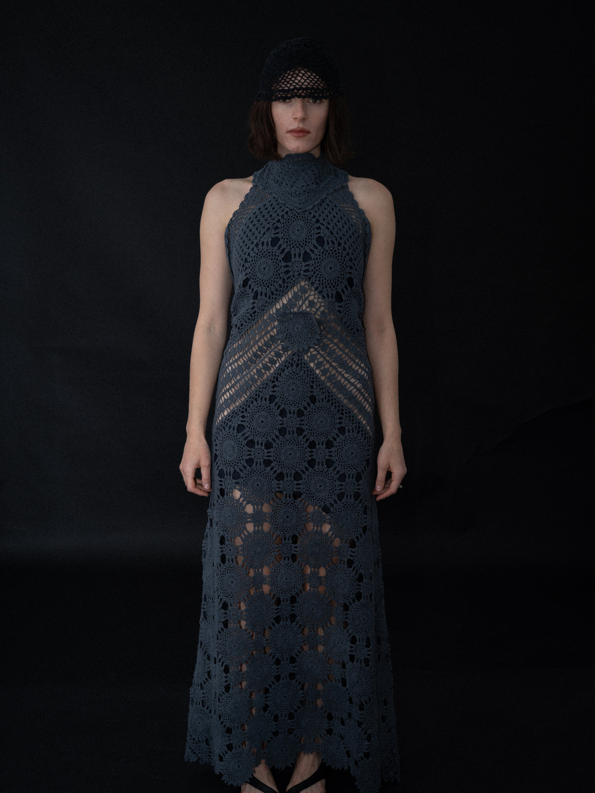 Crochet lace dress