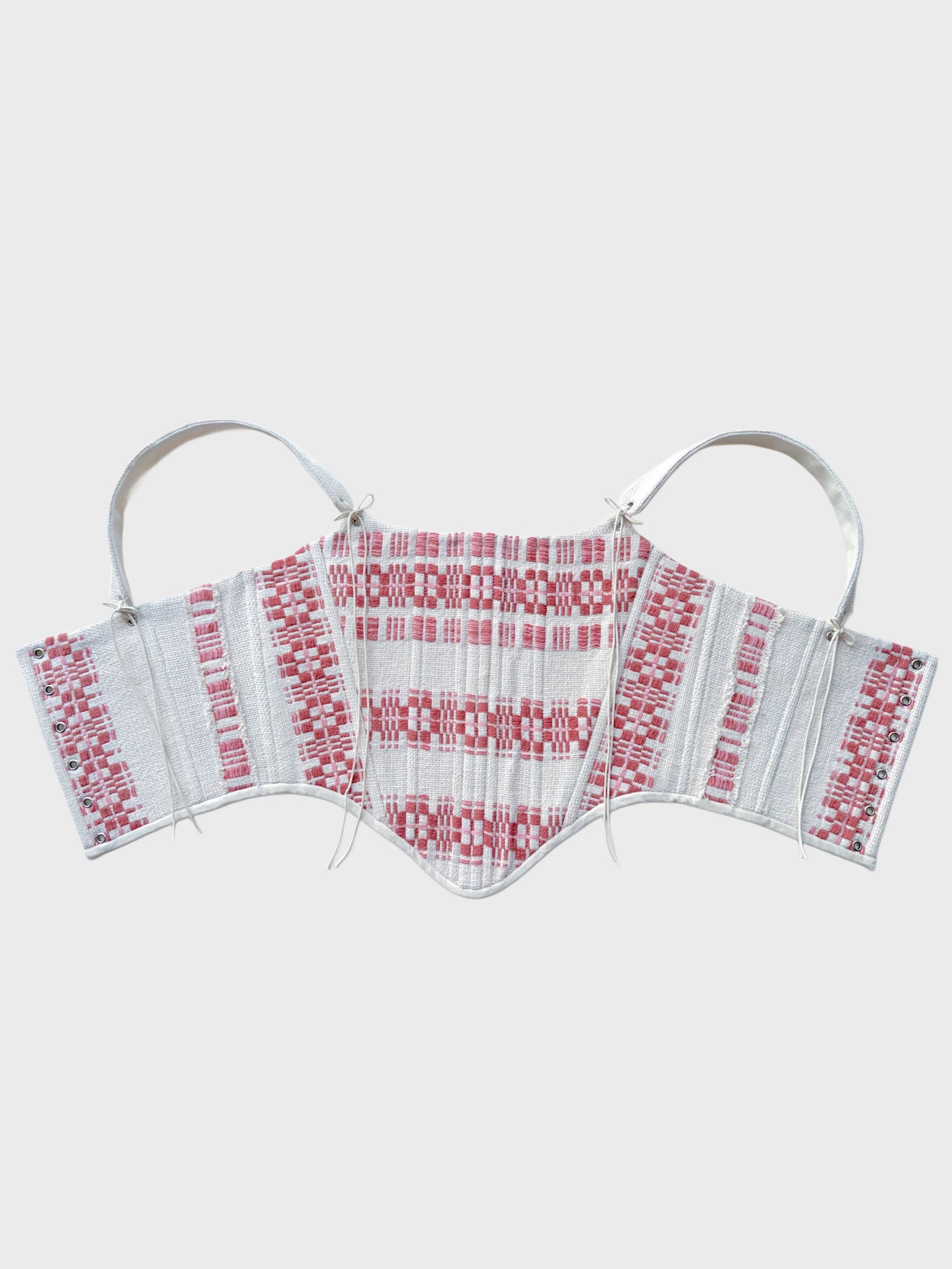 Romanian handwoven folk corset, M