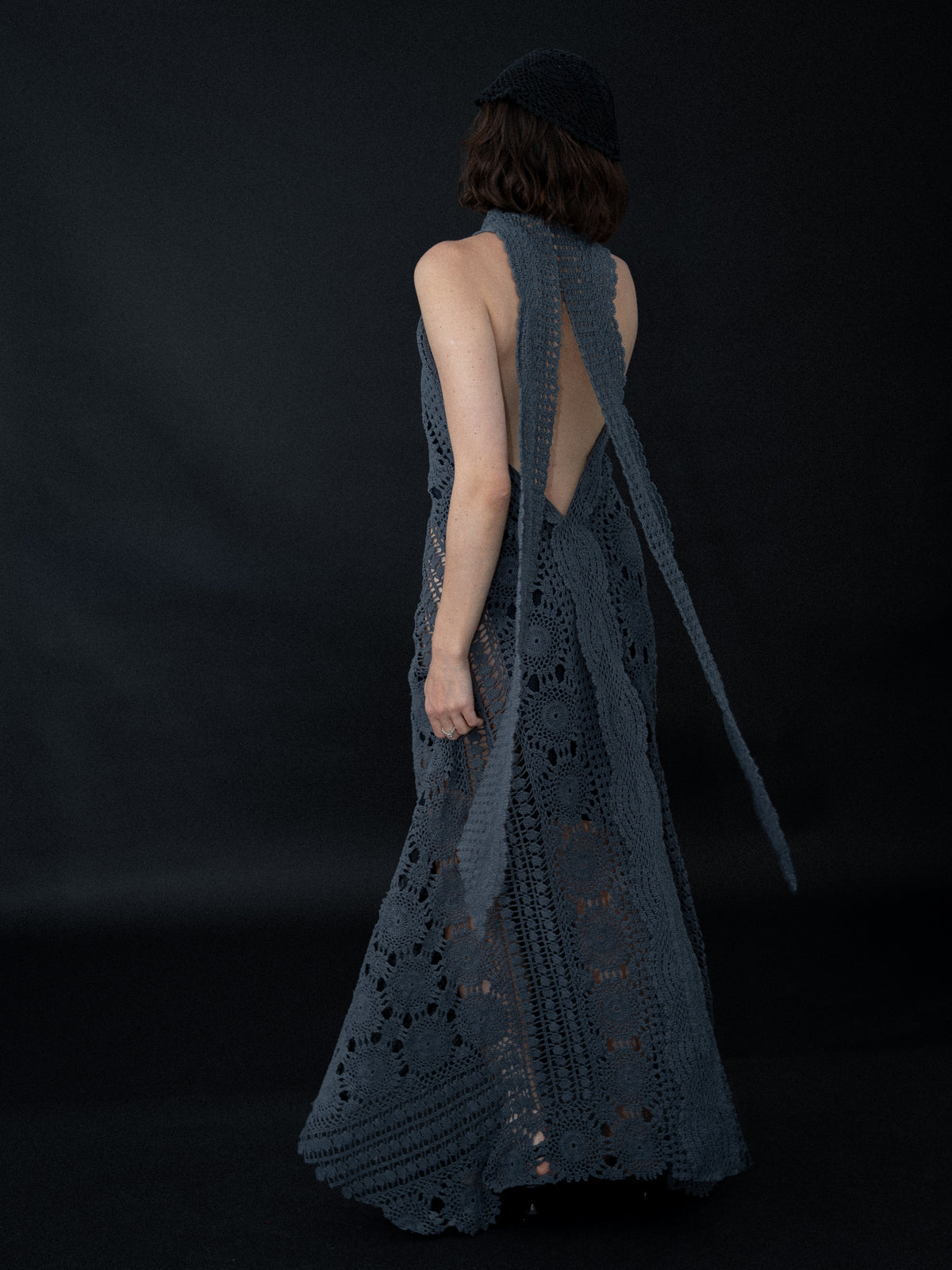 Crochet lace dress