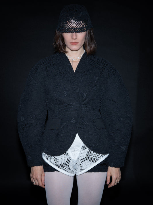 Sculpted lace blazer [Pre-Order]