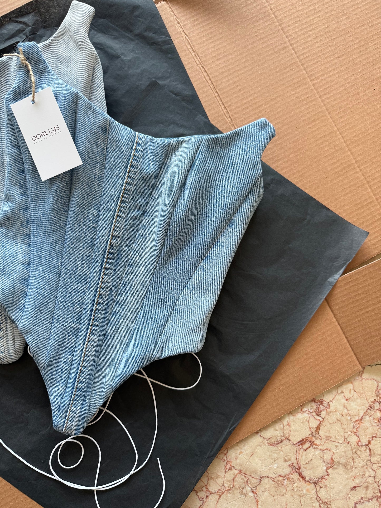 Light Denim Corset [Pre-Order]