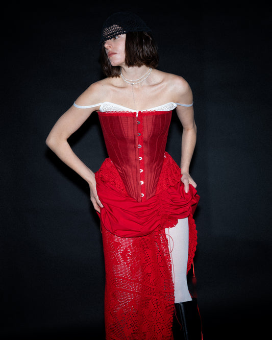 Red Milieu skirt [Pre-Order]