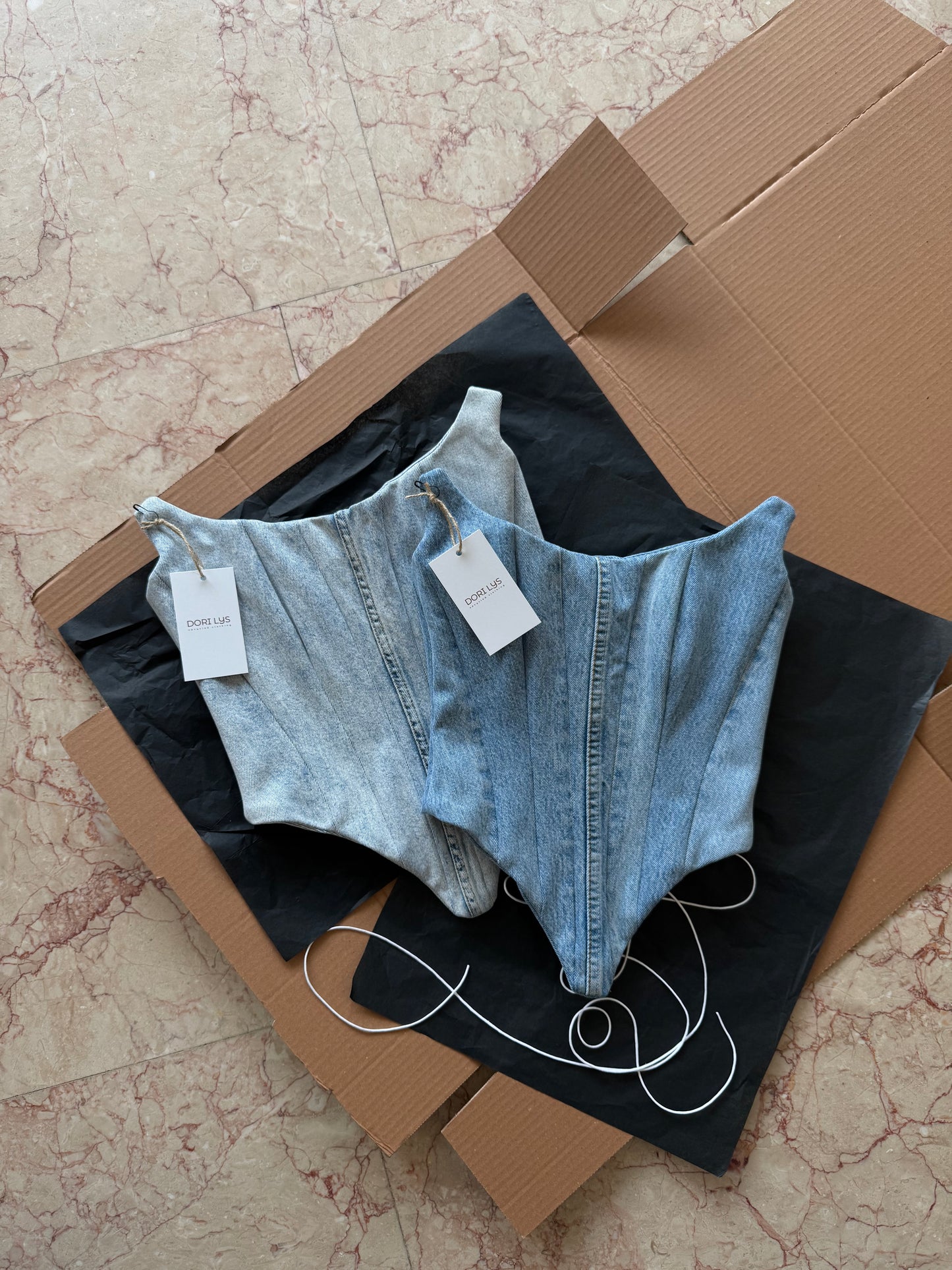 Light Denim Corset [Pre-Order]