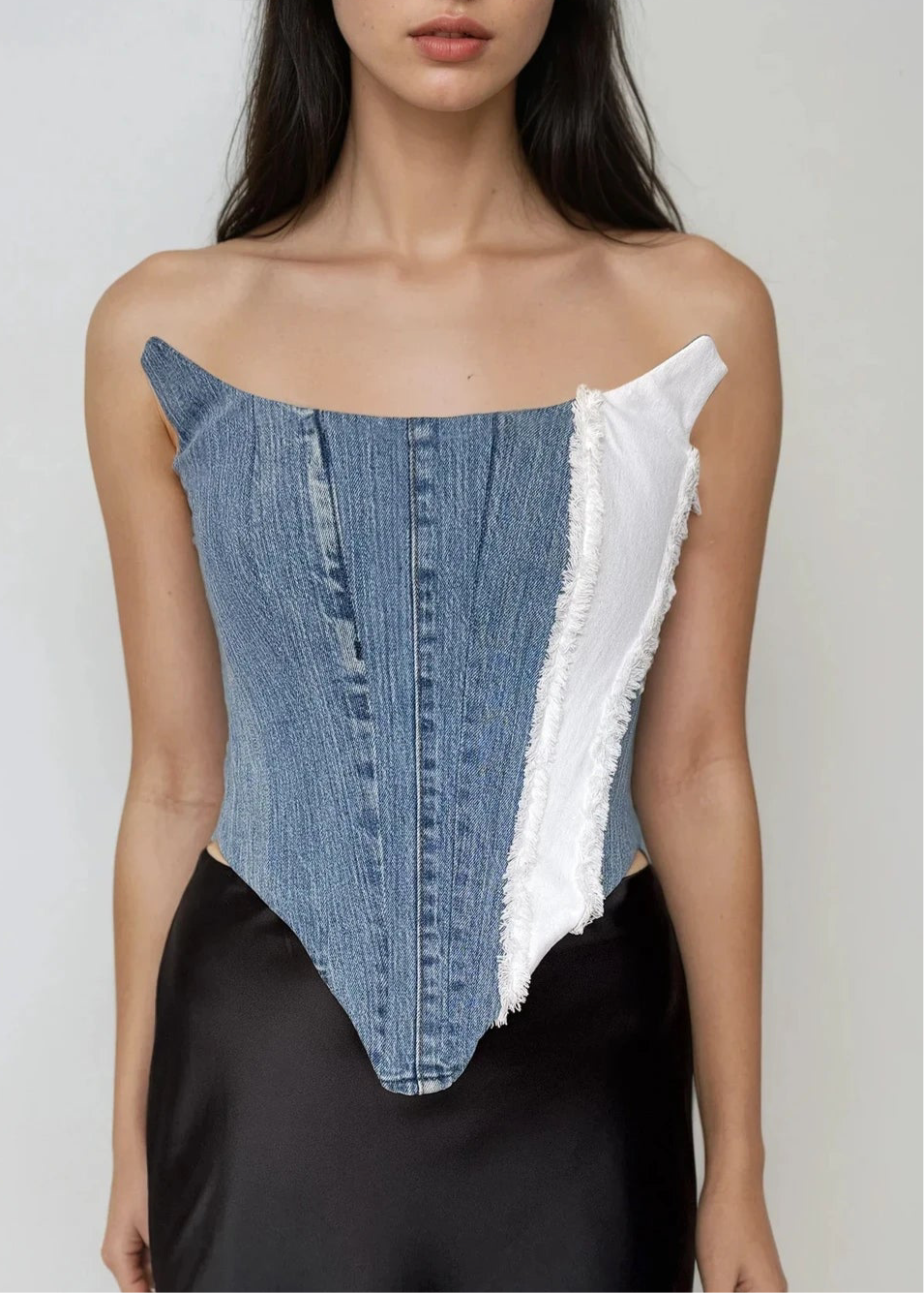SCAR Corset in blue and white [Pre-Order]