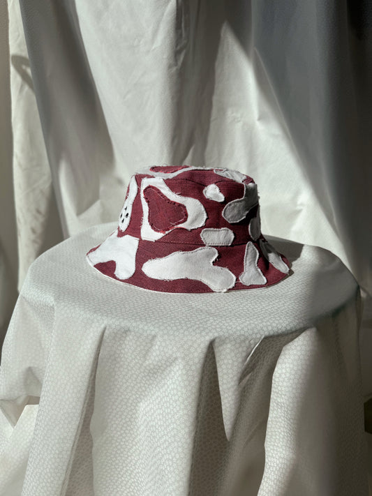 Pink Patchwork Bucket Hat
