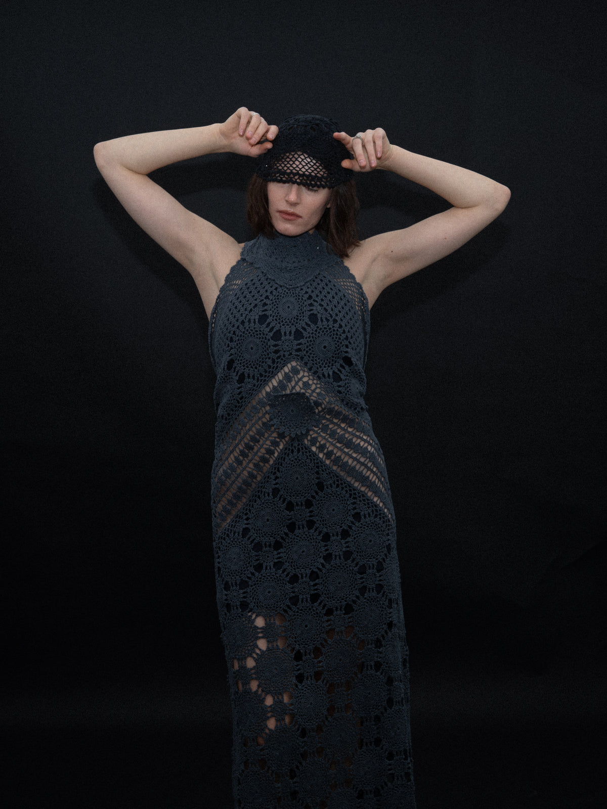 Crochet lace dress