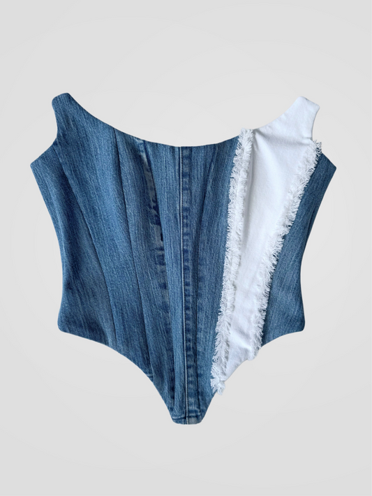 SCAR Corset in blue and white [Pre-Order]