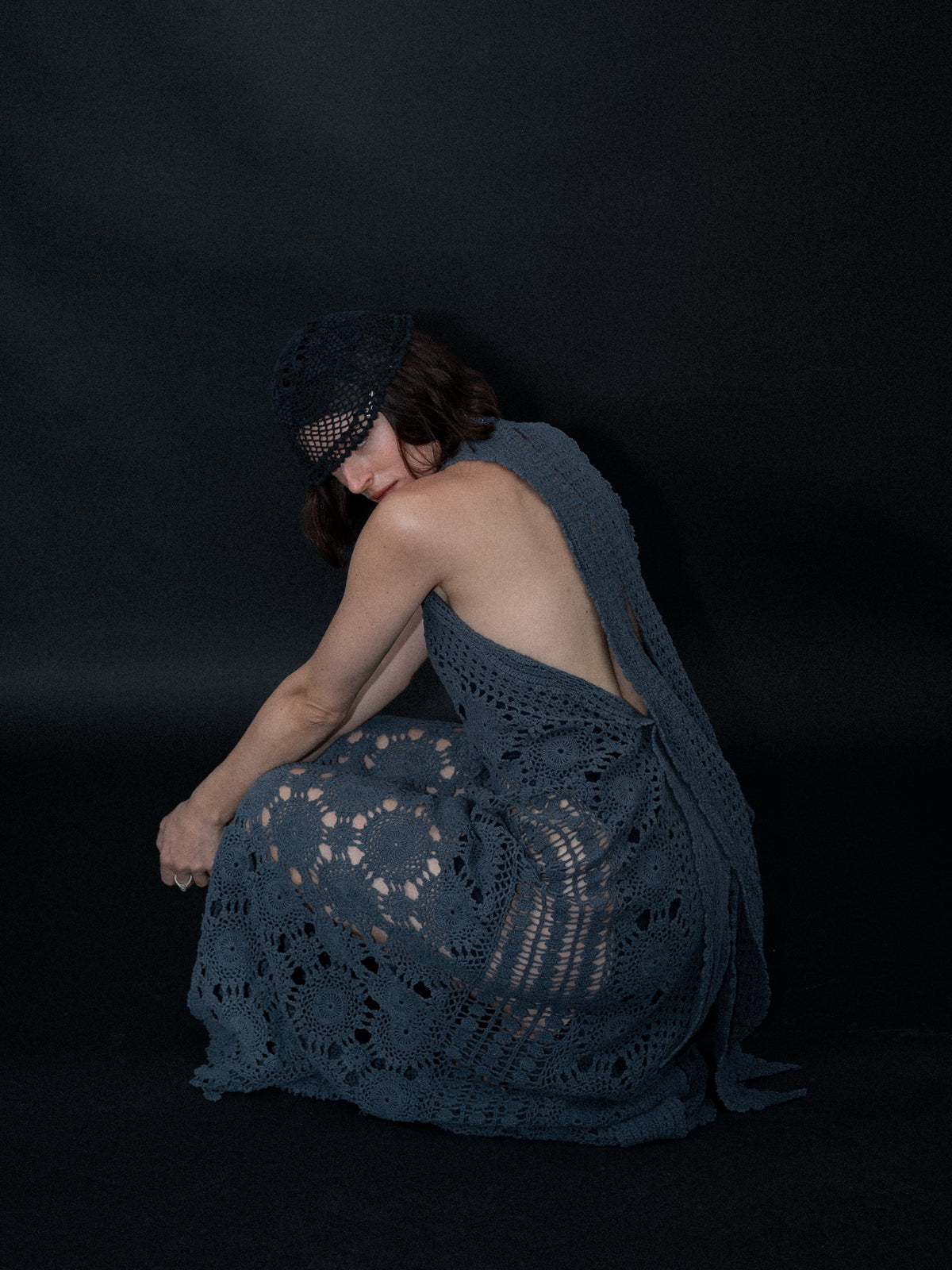 Crochet lace dress