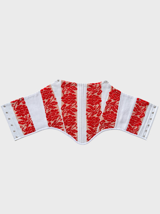 Romanian handwoven folk corset, M