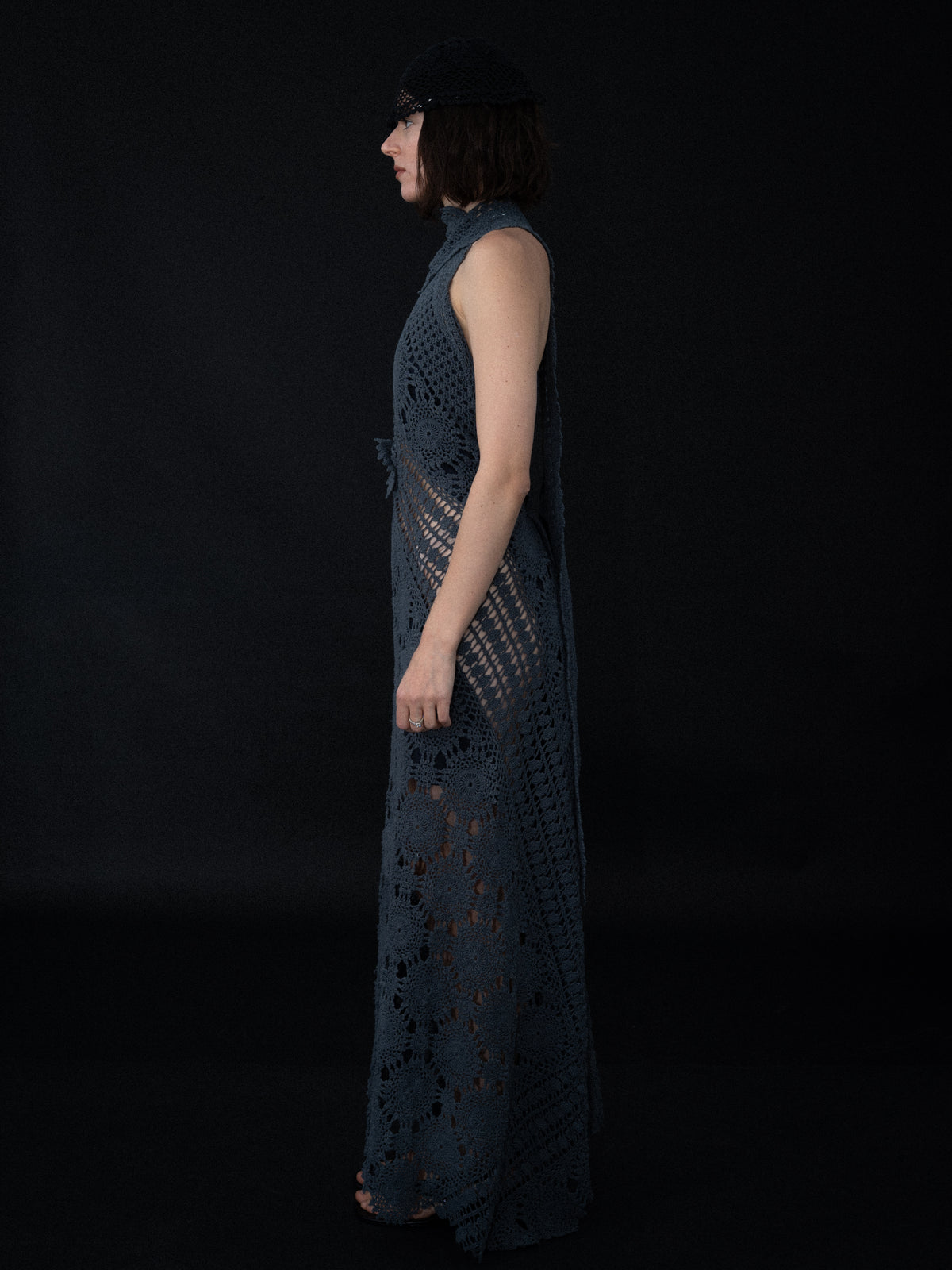 Crochet lace dress