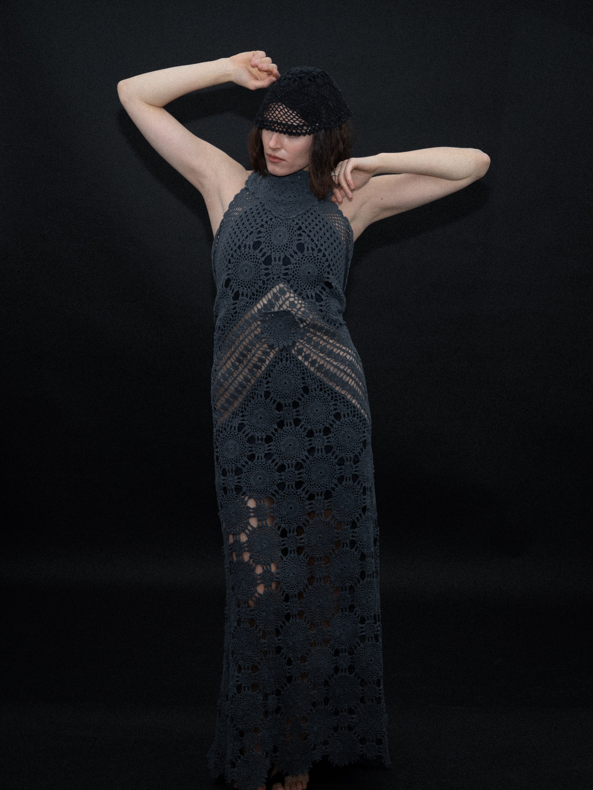 Crochet lace dress