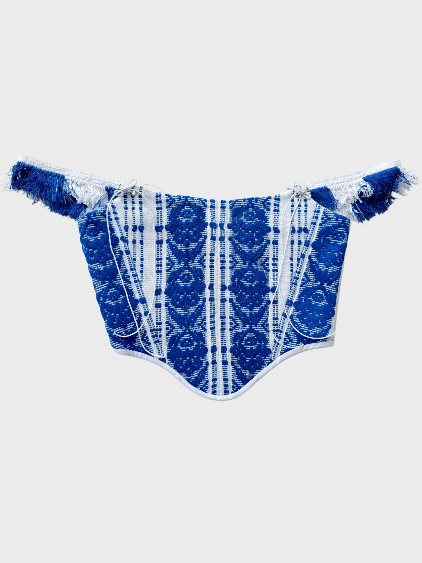 Romanian handwoven folk corset, M