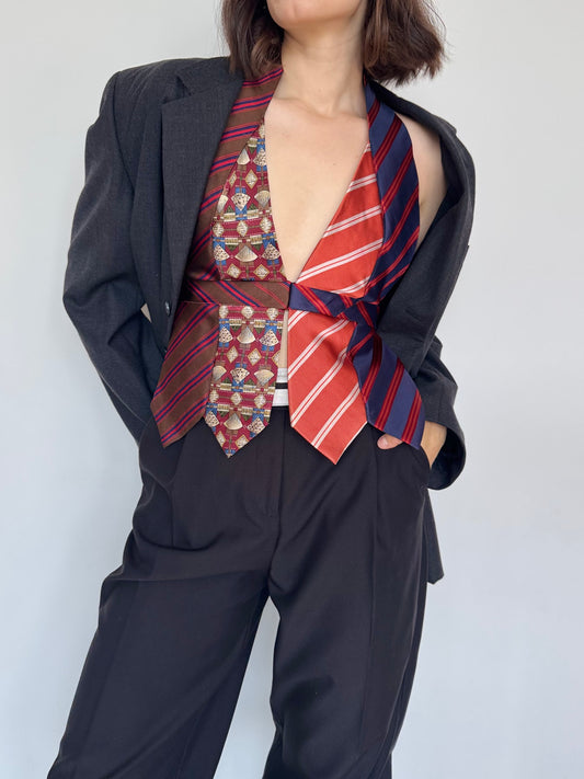 Silk Tie Top