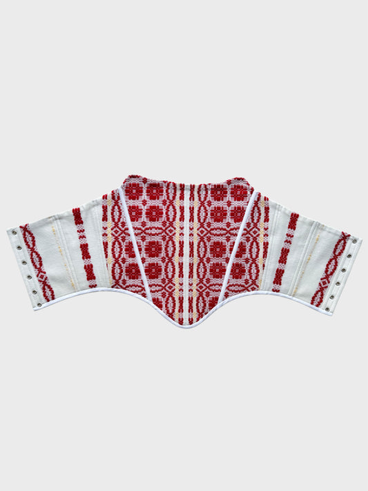 Romanian handwoven folk corset