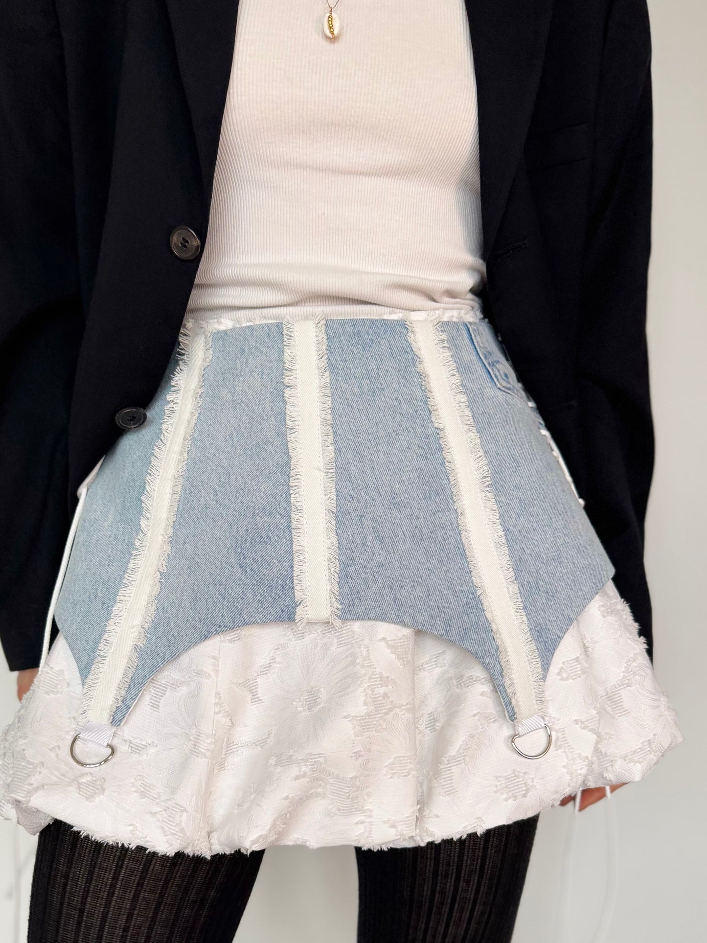 Light Denim Corset Belt [Pre-Order]
