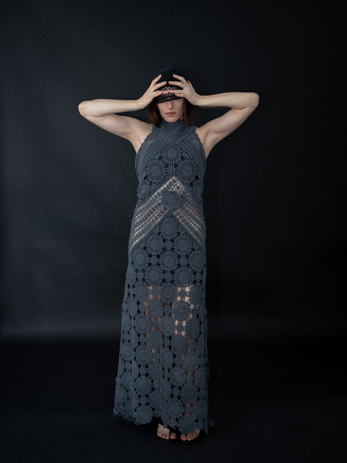 Crochet lace dress