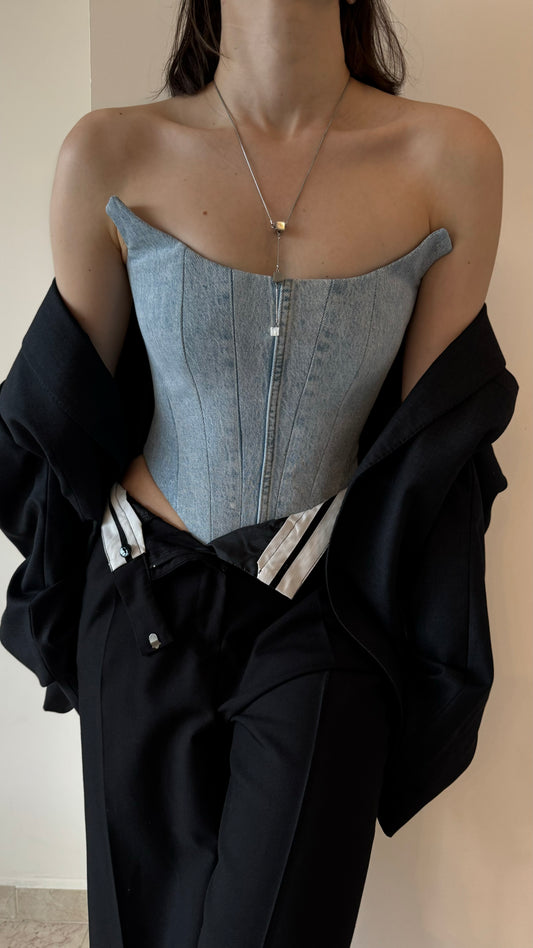 Light Denim Corset [Pre-Order]