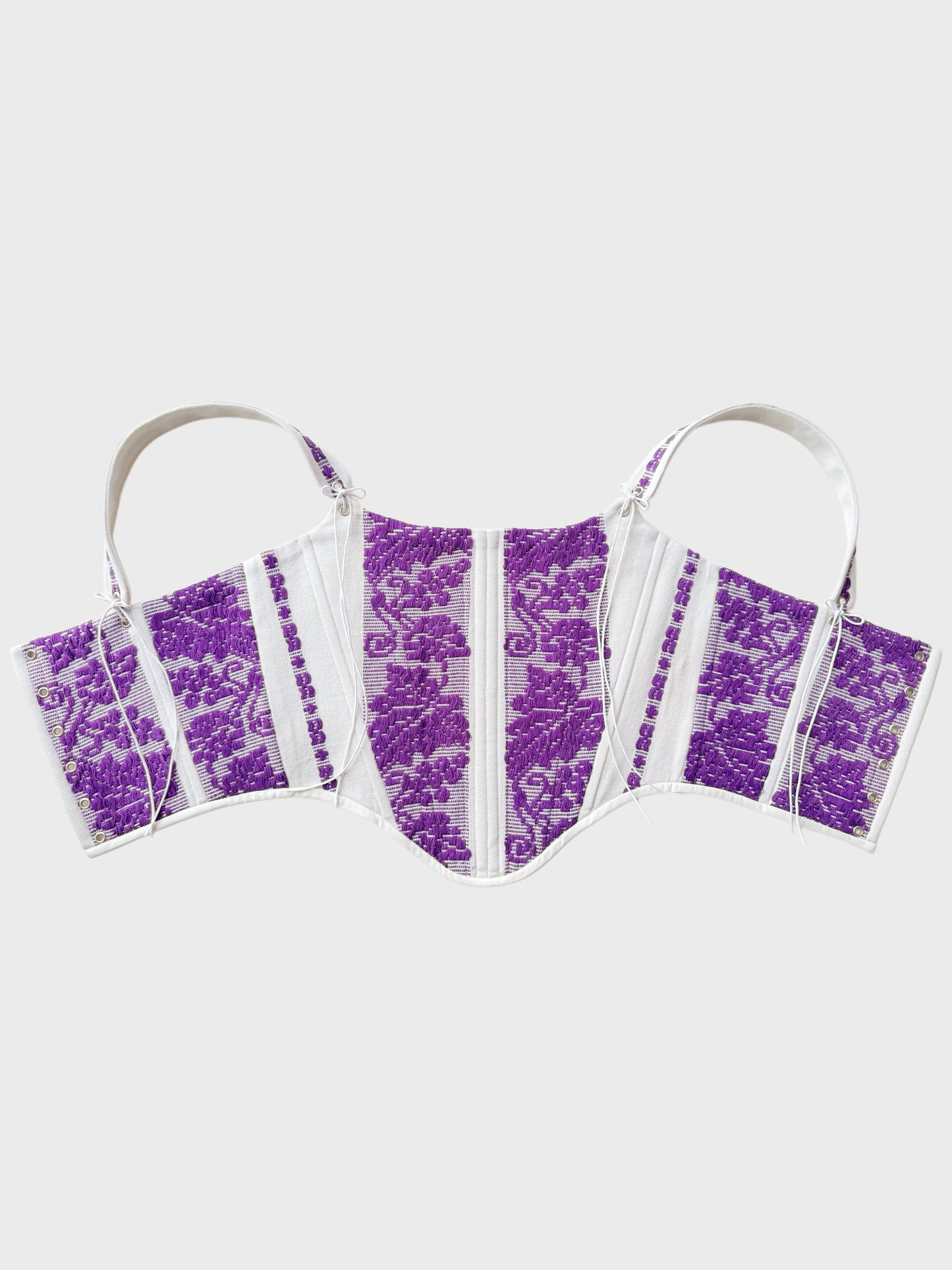 Romanian handwoven folk corset, M