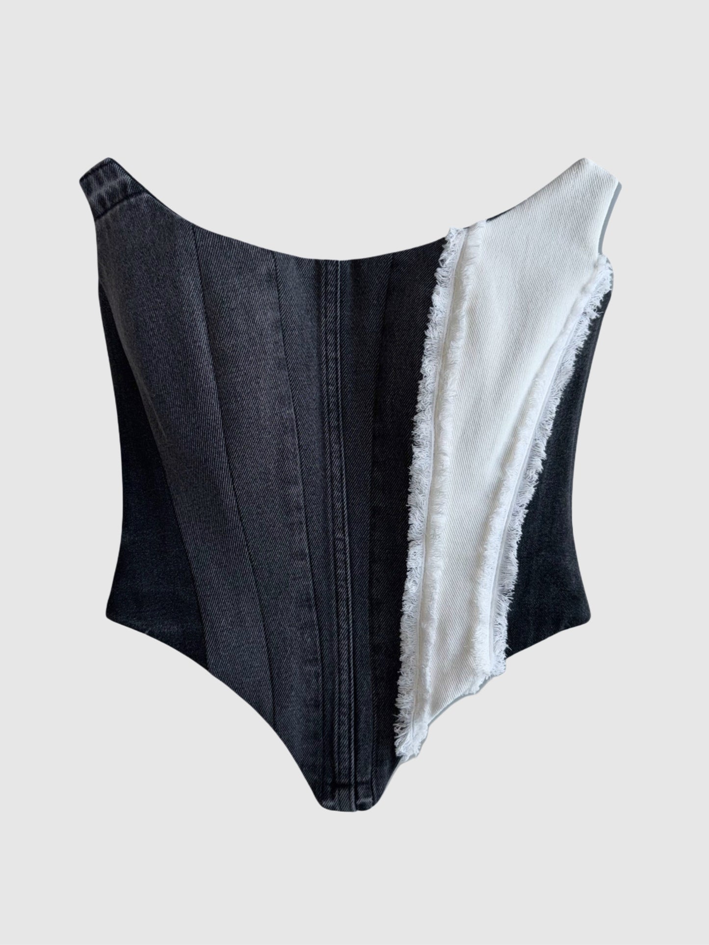 SCAR Corset in black and white [Pre-order]